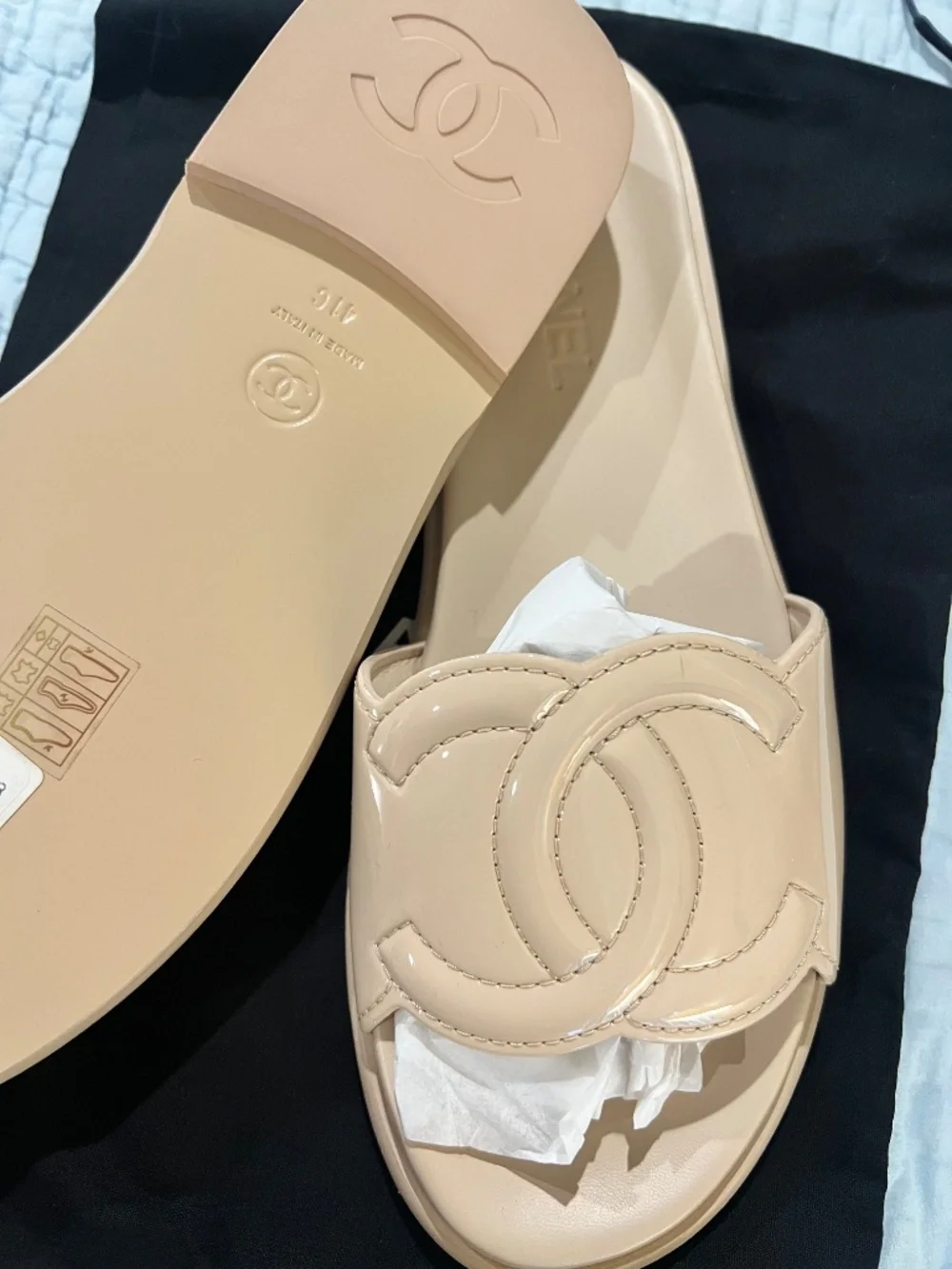 Chanel Interlock Sandal- Size 41